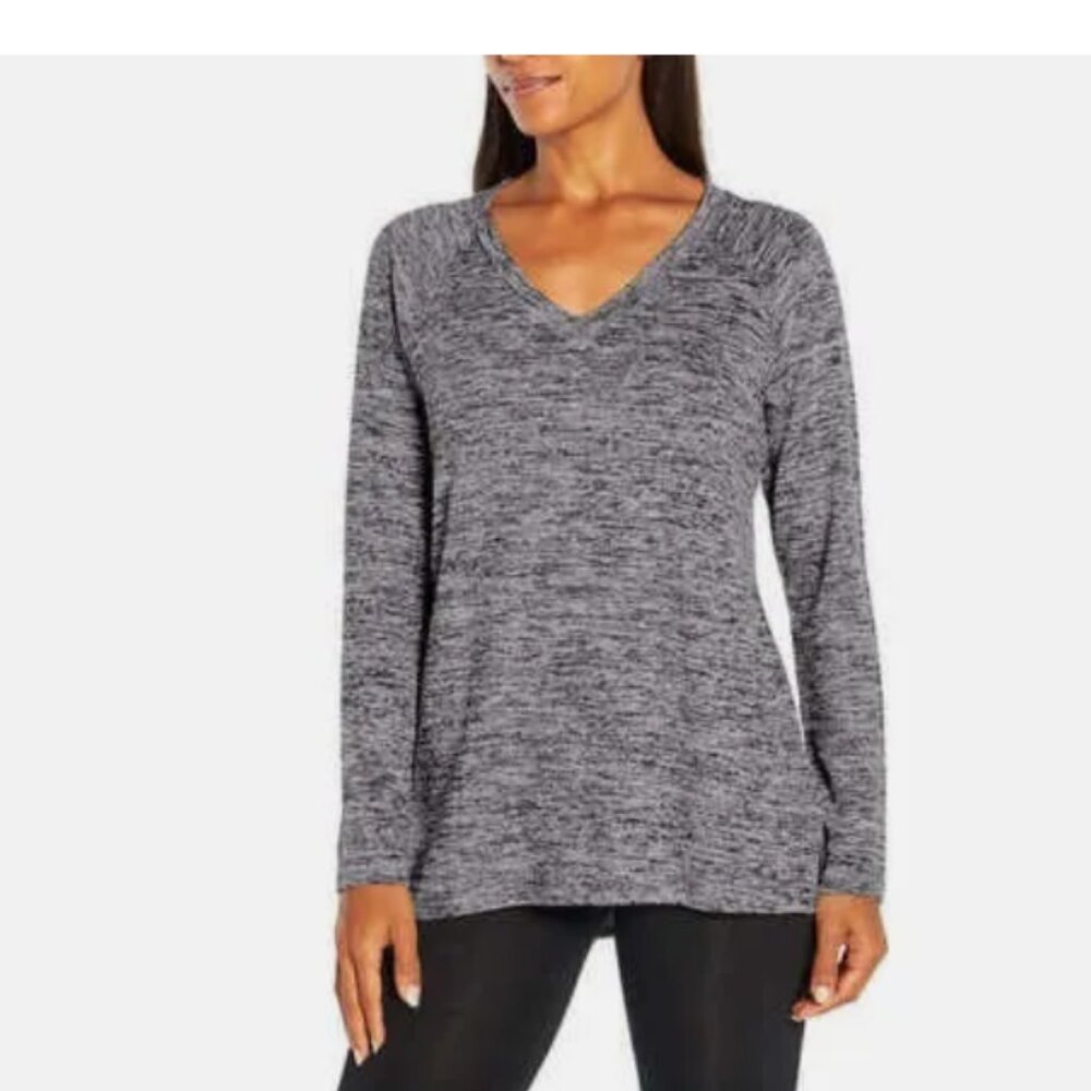 Banana Republic Ladies' V-Neck Long Sleeve Top, Gray